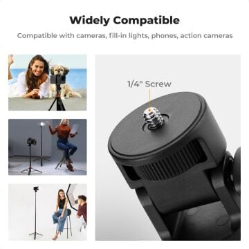 K&F Concept Bluetooth Selfie Çubuğu & Tripod (175cm)