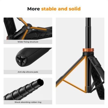 K&F Concept Bluetooth Selfie Çubuğu & Tripod (158cm)