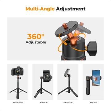 K&F Concept Selfie Çubuğu & Tripod (60cm)