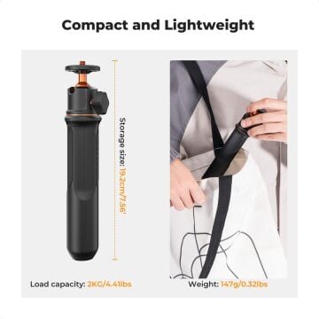 K&F Concept Selfie Çubuğu & Tripod (60cm)