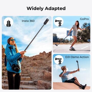 K&F Concept Görünmez Selfie Çubuğu (153 cm)