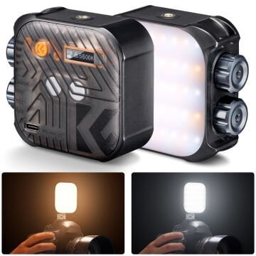 K&F Concept Bi-Color Pocket-Size LED Video Işık