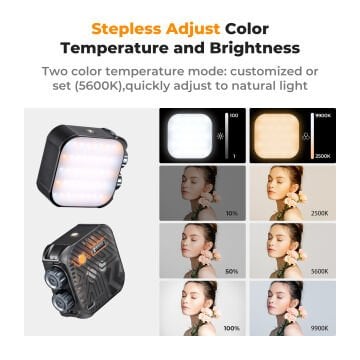 K&F Concept Bi-Color Pocket-Size LED Video Light