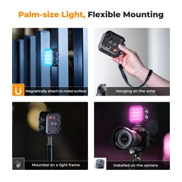 K&F Concept Pocket-Size RGB LED Video Light