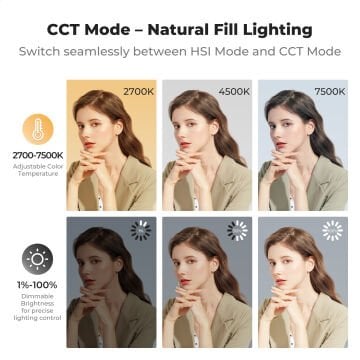 K&F Concept 12W RGB Pocket Video Light