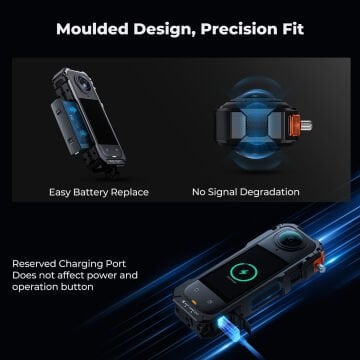 K&F Concept Insta360 X5 için Alüminyum Kafes