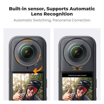 K&F Concept Insta360 X5 Premium Lens Koruyucu