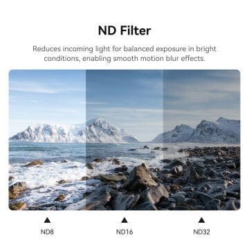 TELESIN Insta360 Go Ultra ND Filtre Seti (CPL+ND8/16/32)