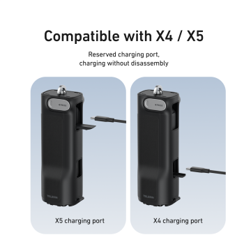 TELESIN Insta360 X5 Foldable Utility Handle