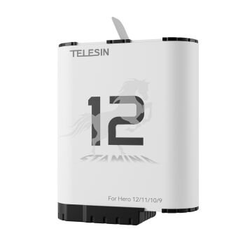 Telesin GoPro HERO12 Batarya (HERO11/10/9 Uyumlu)
