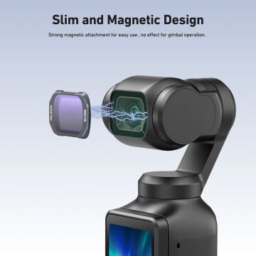 Osmo Pocket 4 için Filtre Kiti (ND16+ND32+ND64+ND256)