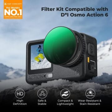 Osmo Action 6 ND/PL Filtre Seti (ND&PL 8/16/32/64)