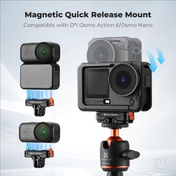 Osmo Action 6 Alüminyum Manyetik Adaptör (Osmo Nano Uyumlu)