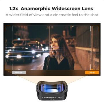 Osmo Pocket 4 Anamorfik Lens (1.2X)