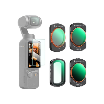 Osmo Pocket 4 için Filtre Seti (UV/CPL/ND2-32 ND32-512)