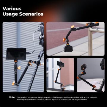 K&F Concept Magic Arm Clamp Kit (22'')