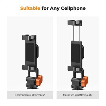 K&F Concept Alüminyum Metal Telefonu Tutucu