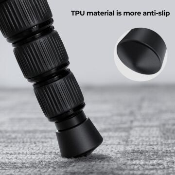 K&F Concept 1/4 inç Dişli Kauçuk Tripod Ayak Vidası