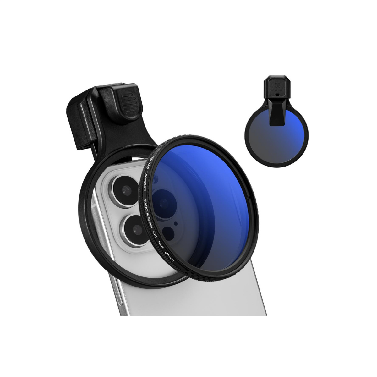 K&F Concept 67mm CPL Telefon Lens Filtre Kiti