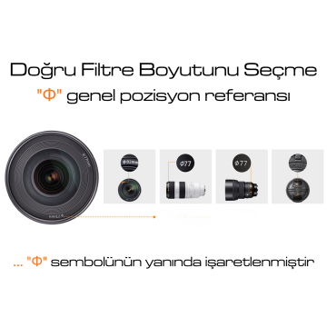 K&F Concept 67 mm ND Filtre ND2-400 Değişken (1-9 Stop)