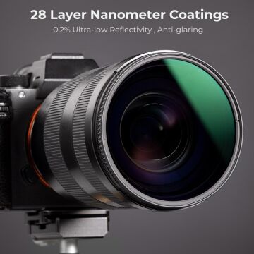K&F Concept 58 mm CPL Filtre (Nano-Xcel Series)