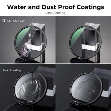 K&F Concept 58 mm CPL Filtre (Nano-Xcel Series)