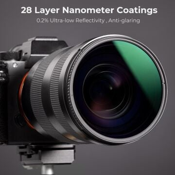 K&F Concept 67 mm CPL Filtre (Nano-Xcel Series)
