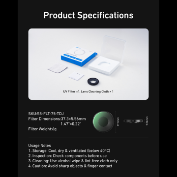 Osmo Action 6 için UV Filtre