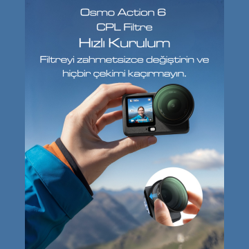 Osmo Action 6 için CPL Filtre