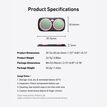 Insta360 Luna Ultra Filtre Seti (CPL+VND2-32+ Black Diffusion)