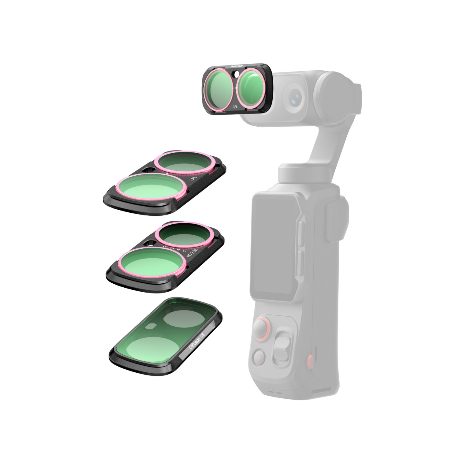 Insta360 Luna Ultra Filtre Seti (CPL+VND2-32+ Black Diffusion)