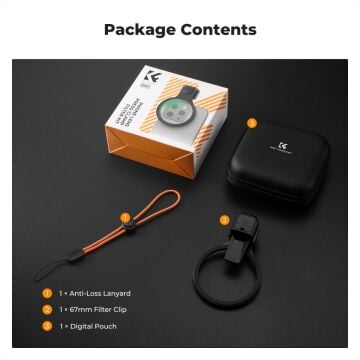K&F Concept Cep Telefonu için 67 mm Filtre Adaptörü