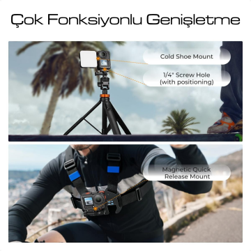 K&F Concept Osmo Action 6 Alüminyum Kafes