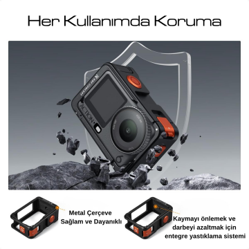 K&F Concept Osmo Action 6 Alüminyum Kafes