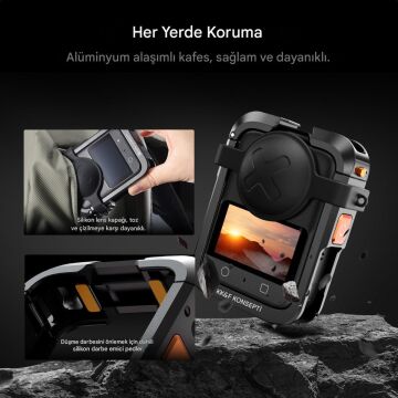 K&F Concept Osmo 360 Uyumlu Metal Kafes