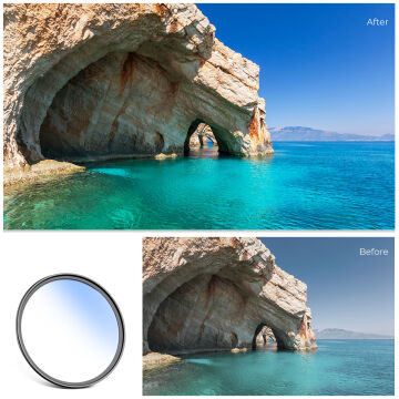 K&F Concept 58 mm UV Lens Filtresi (Nano-C Serisi)