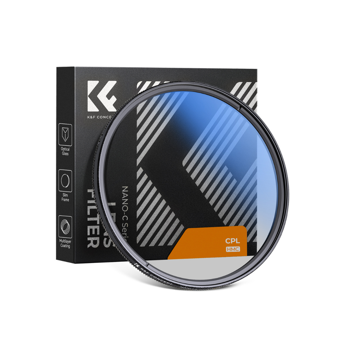 K&F Concept 58 mm CPL Lens Filtresi (Nano-C Serisi)