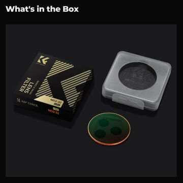 K&F Concept iPhone 17 Pro ve Pro Max için ND2-32 Filtre Silver