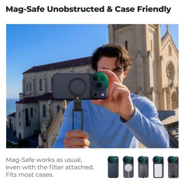 K&F Concept iPhone 17 Pro ve Pro Max için CPL Filtre Blue