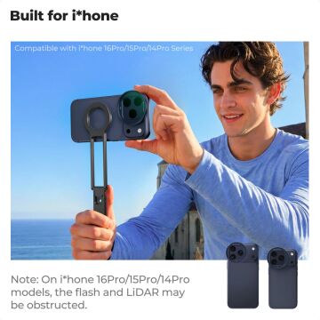 K&F Concept iPhone 17 Pro ve Pro Max için CPL Filtre Blue