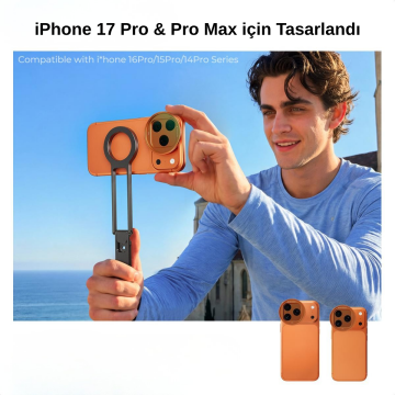 K&F Concept iPhone 17 Pro ve Pro Max için CPL Filtre Orange