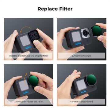 K&F Concept GoPro HERO13 ND32-512 Filtre