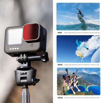 K&F Concept GoPro HERO13 ND Filtre Seti