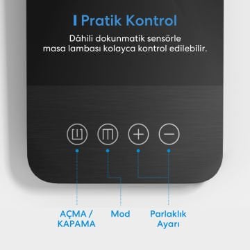 Meross Akıllı Wi-Fi LED Masa Lambası