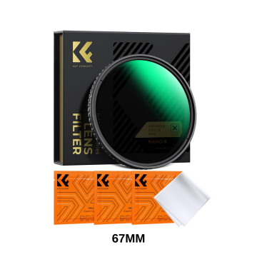 K&F Concept 67 mm ND2-ND32 Değişken Filtre