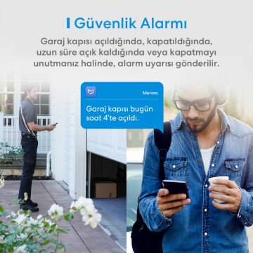 Meross Akıllı Wi-Fi Garaj Kapısı Anahtarı