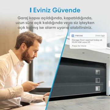 Meross Akıllı Wi-Fi Garaj Kapısı Anahtarı