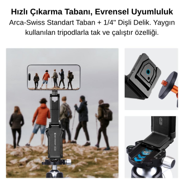 K&F Concept MagSafe Vlog Telefon Standı