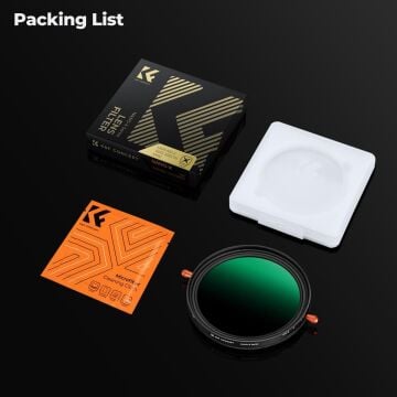 K&F Concept 82 mm ND2-32+CPL Filtre (2'si 1 Arada)