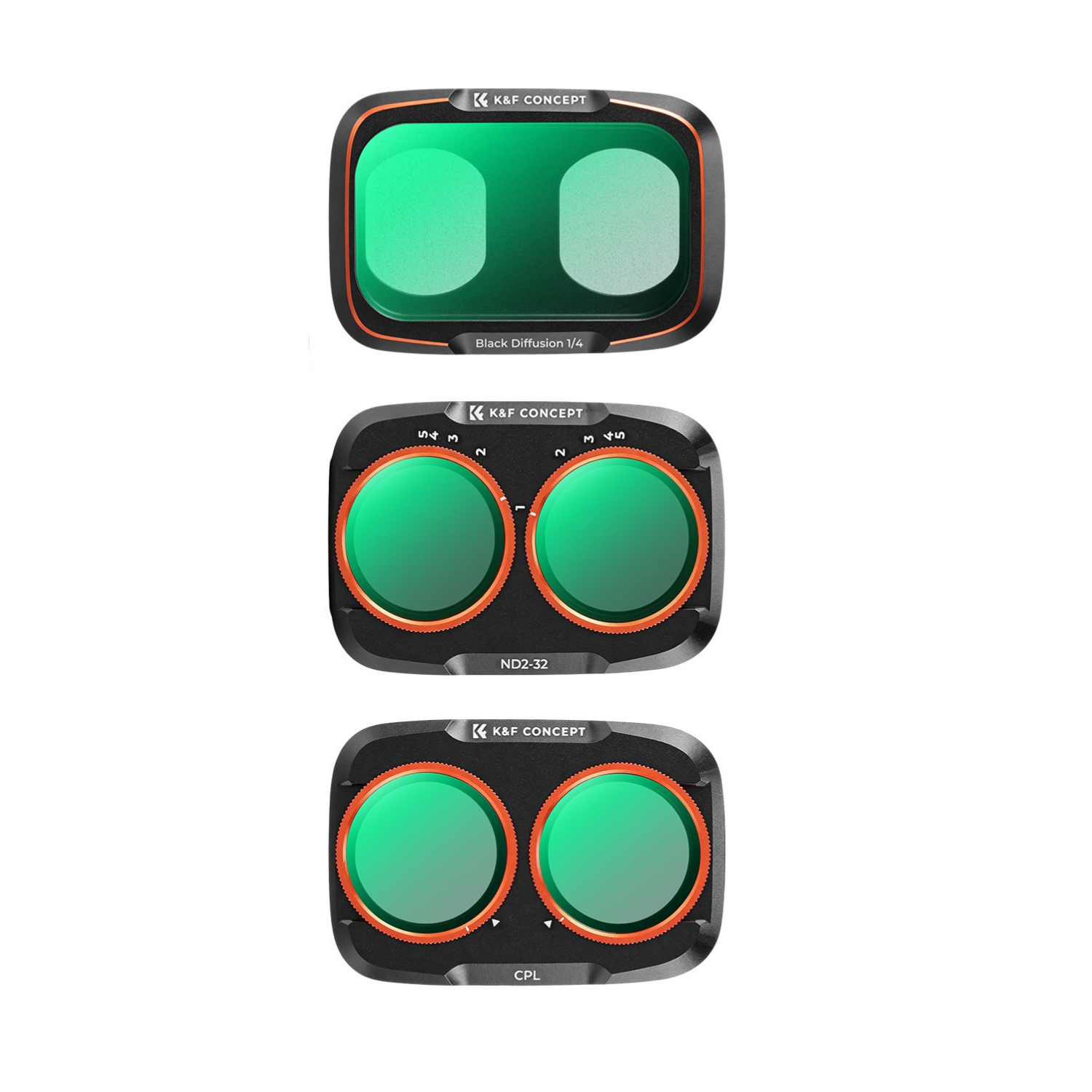 K&F Concept Osmo Pocket 4P Filtre Seti - Metal Versiyon